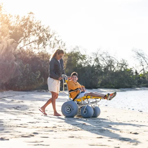 Sandpiper® All-Terrain / Beach Wheelchair Freedom Solutions Customised Assistive Technology Beach Wheelchairs Summer Accessible 2